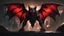 Placeholder: Hellish bat creature with long venomous fangs, decrepit wings, and red eyes in 8k solo leveling shadow artstyle, machine them, close picture, rain, intricate details, highly detailed, high details, detailed portrait, masterpiece,ultra detailed, ultra quality