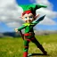 Placeholder: fantasy elf, wind powers