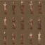 Placeholder: sprite sheet character, rimworld style