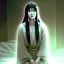 Placeholder: Sadako Yamamura (Ringu, 1998) ; screenshot, Dark Foggy Georgeous Horror Dark Fantasy Art by James Bousema, digital illustration, evil,wild, cold stare ,photo-realistic, 32K,dynamic colors,high details,high definition,crystal clear image,aspect ratio 33:1,DIGITAL ILLUSTRATION by James Bousema Modifiers: Nikon D850 elegant Award winning photography fantasy photorealistic very attractive