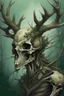Placeholder: cannabalistic wendigo with a deer skull