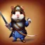 Placeholder: hamster holding sword