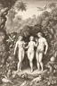 Placeholder: Adam and Eve in Paradise