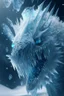 Placeholder: Ice creature ,majestic, Realistic photography, incredibly detailed, ultra high resolution, 8k, complex 3d render, cinema 4d