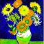 Placeholder: flowers by Van Gogh