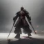 Placeholder: A portrait of a crystalised robot samurai with yakuza tatu, atmospheric, realistic, unreal engine cosmic galactic, cinematic lighting, octane render, cosmic ambiance, masterpiece, art by Yoji Shinkawa, composing fit inside, masterpiece