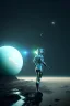 Placeholder: Ultra Realistic retro sci-fi scene, portrait, blonde woman, sweet young Marilyn Monroe face, perfect iris, tight latex coat, Strange planet background, Retro sci-fi style helmet, fog, rain, soft color, highly detailed, unreal engine 5, ray tracing, RTX, lumen lighting, ultra detail, volumetric lighting, 3d, finely drawn, high definition, high resolution.