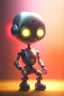 Placeholder: adorable cute chat robot in trance, with short punk hair and real human eyes, its such a perfect day, motion blur, smoke, 8k, downlight, soft light, depth of field, photorealism, trending on art station, lotsa detail