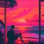 Placeholder: sunset, lofi colors, lofi vibes, cool colors