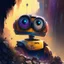 Placeholder: Wall-E, digital art, anime, 4k, full details, high resolution, colorful