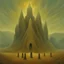 Placeholder: the bells become their voice, styled by Leonora Carrington and Zdzislaw Beksinski, asymmetrical surrealism, vertigo-inducing expansive landscape of Beksinski, surreal elongated figures of Carrington, trending on Artstation, matte oil painting, additional style by Dariusz Klimczak