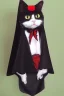 Placeholder: Vampire cat with cape