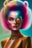 Placeholder: 1960s beautiful face, surreal visuals with bright wet colors to evoke or convey otherworldly experiences, Pop Art, high resolution photography, distorted"