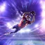 Placeholder: colourful rounded infinity symbol ∞ on shirt, American football player diving with an American football in both hands to score a touch down, striking, vibrant, chiaroscuro, dramatic, captivating, powerful, beautiful, octane render, 16k post-production, artstation: award-winning: atmospheric: commanding: fantastical: clarity: ultra quality: striking: brilliance: stunning colors: amazing depth; lens: f/11, 35mm