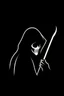 Placeholder: Extremely simple logo representing the shadow of the grim reaper. Noi