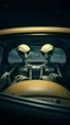 Placeholder: aliens sitting in an old car