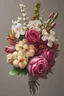 Placeholder: I want flowers in a bouquet, roses, tulips, orchid, hyperrealistic, 4K