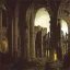 Placeholder: Gothic Medieval ruins at night ferdinand knab