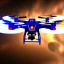 Placeholder: quadcopter at war, 4k