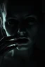 Placeholder: Darkness eating the human, surreal fade human portrait with pale skine lack black eyes, Darkness is sometimes, it is the moment of realization. The shadows rising from the depths are terrifying; they are the offspring of our minds, surreal abstract things andt shapes, . darkness looking me, and eating face, body, close up the crepy stunning portrait, shadows, evil darkness, surreal, thiller vibe, background vortex, abyss,crepy vibe, dinner of darknes, ntricate details, cinematic