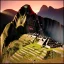 Placeholder: Machu Picchu, sunset rainbow