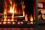 Placeholder: Log Cabin interior livingroom fireplace