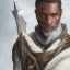 Placeholder: dungeons and dragons, wizard, black, african, portrait, face, close up