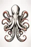 Placeholder: Create a captivating modern 2d colorfull ink tattoo design for print , prestigious (Japanese Octopus) using the elegant influences of japan art style, for print, dynamic elements from fashion and design, and bold Japanese contemporary art aesthetics, framing centered in the center, distanced from the edges of the paper perimeter, perfect anatomy, bauhaus, Divine Proportion,