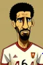 Placeholder: Mohammed Al Shinnawy Egyptian football player .cartoon 2d