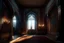 Placeholder: Luxurious Iranian mansion indoors, in the main wall there it a rectangular frame for a painting, cinematic lighting, octane rendering, 8k, ultra high definition, unreal engine, hyperrealism.