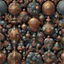 Placeholder: multi object ornamental wallpaper