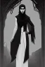 Placeholder: black and white 1922 arab woman desert ancient city ruins lovecraftian