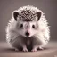 Placeholder: Cute and beautiful hedgehog baby, cute and fun, 4K, 8K, 3D، in the magical and fantasy forest