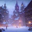 Placeholder: Α magical town for warlocks and witches during Christmas