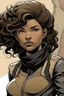 Placeholder: dune chani character actor zendaya as a comic novel