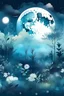 Placeholder: This digital graphic is perfect for your DIY projects and creative ideas! It features a beautiful sky with the atmosphere of the moon and light shining through the plants.
