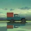 Placeholder: hyperrealistic shot, off-road truck, speeding, earth color palette, sharp focus, puddle reflection, tire water splash, refraction, rain and lightning on the horizon, shadowcast, detailed and intricate, cinematic composition, tilt shift photography