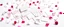 Placeholder: photo of white postcards on a white background image with rose petals and glitter stars