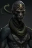 Placeholder: mysterious and dark male snake humanoid