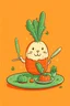 Placeholder: Carrot makes dinner