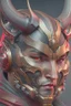 Placeholder: Best quality, masterpiece, ultra high definition,Futuristic, cyberpunk,Hannya-Maske, Comic style
