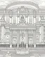 Placeholder: a coloring page, depicting the Buckingham palace, black and white, line art, outline, highly defined lines, hand drawn, grayscale