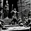 Placeholder: (stop-motion animation style of Ray Harryhausen) The climax of the Odysseus saga, a moment of intense suspense and revelation. Odysseus with his iconic bow, the wily hero, facing his ultimate challenge as he confronts the suitors in his own home. The tension mounts as he reveals his true identity and executes his masterful plan to reclaim his kingdom and reunite with his beloved Penelope. The climax pulses with drama and emotion, as Odysseus proves his cunning and strength in a final showdown th