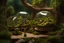 Placeholder: An Imaginative scene showcasing characters interacting with or tending to a terrarium, adding a whimsical touch to the miniature environments. Artwork that conveys the intricate details and balance of terrariums, capturing the charm and tranquility of these self-contained ecosystems.