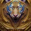 Placeholder: 3d tigers, jewel, precious stones, shiny, beautiful rich, detailed yin and yang symbol, shiny, intricate, gorgeous, ultrafine detail, hyperrealism, trending on artstation, sharp focus, intricate details, highly detailed, glowing, glitter, complementary colours