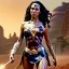 Placeholder: Full body, 3d render,kente scene, gal Gadot, wonder women 1800's women style, 1800's hair style, 1800's women clothes style, hyper realistic, octane render, unreal engine 5, 8k, palace background, uhd