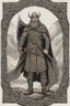 Placeholder: celtic viking warrior with tribal tattoos and cloak