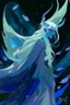 Placeholder: white blue hair winter cold sad frozen Eladrin Male icicle antlers beard druid