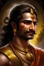 Placeholder: a portrait of arjun from mahabharat war