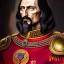 Placeholder: Ultra detailed fullbody Portrait in oil on canvas of Vlad the Impaler with armor,helmet,extremely detailed digital painting,ultrarealistic skin,intense stare, extremely detailed face, crystal clear eyes, mystical colors ,perfectly centered image, perfect composition, rim light, beautiful lighting,masterpiece ,8k, stunning scene, raytracing, anatomically correct, in the style of Simon Bisley and Ohrai Noriyoshi and robert e howard and Steve Jung and Wizyakuza and uncannyknack.